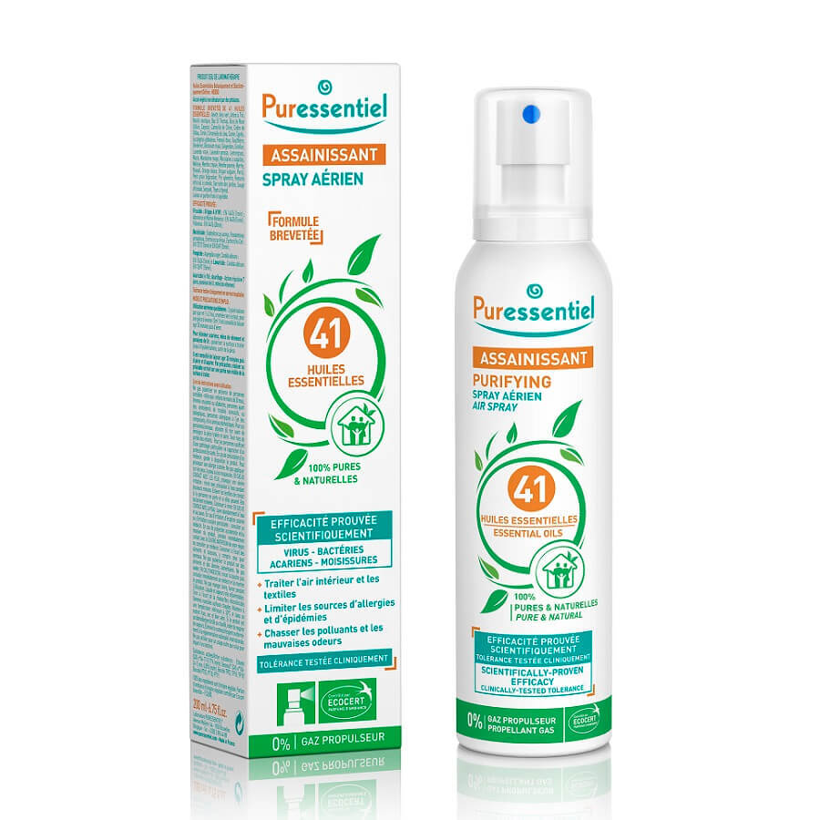 Air purifying spray with 41 essential oils, 200 ml, Puressentiel