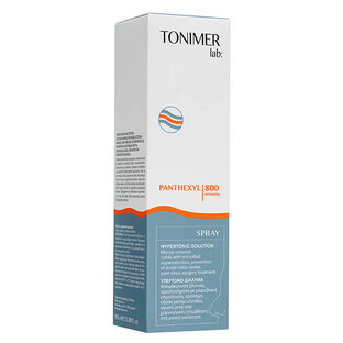 Hypertonic nasal spray, Panthexyl 800 MOSM/KG, 100 ml, Tonimer