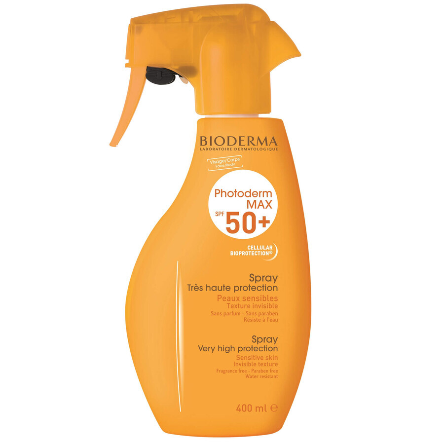 Sunscreen spray Photoderm MAX SPF 50+, 400 ml, Bioderma