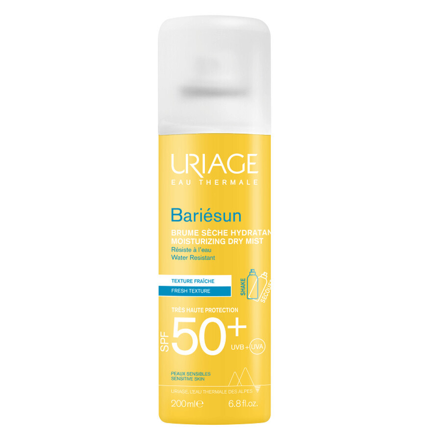 Sun protection dry spray SPF 50+, Bariesun Uriage, 200 ml