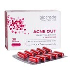 Biotrade Acne Out Dietary supplement for oily acne-prone skin, 30 capsules Biotrade Acne Out Dietary supplement for oily acne-prone skin, 30 capsules