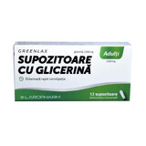 Glycerin suppositories for adults Greenlax, 12 pieces, Laropharm​​