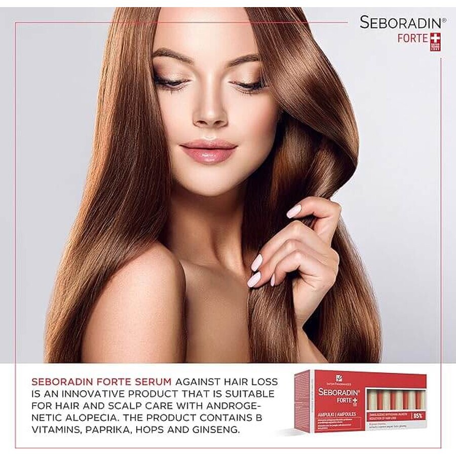 Treatment against hair loss Seboradin Forte, 14 vials x 5.5 ml, Lara