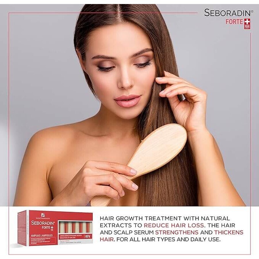 Treatment against hair loss Seboradin Forte, 14 vials x 5.5 ml, Lara