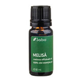 100% pure essential oil of lemon balm, 10 ml, Sabio