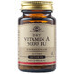 Dry Vitamin A 5000 IU, 100 tablets, Solgar