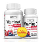 Premium Vitamin C with pomegranate, bioflavonoids and resveratrol 1000 mg, 60 + 30 capsules, Zenyth Premium Vitamin C with pomegranate, bioflavonoids and resveratrol 1000 mg, 60 + 30 capsules, Zenyth