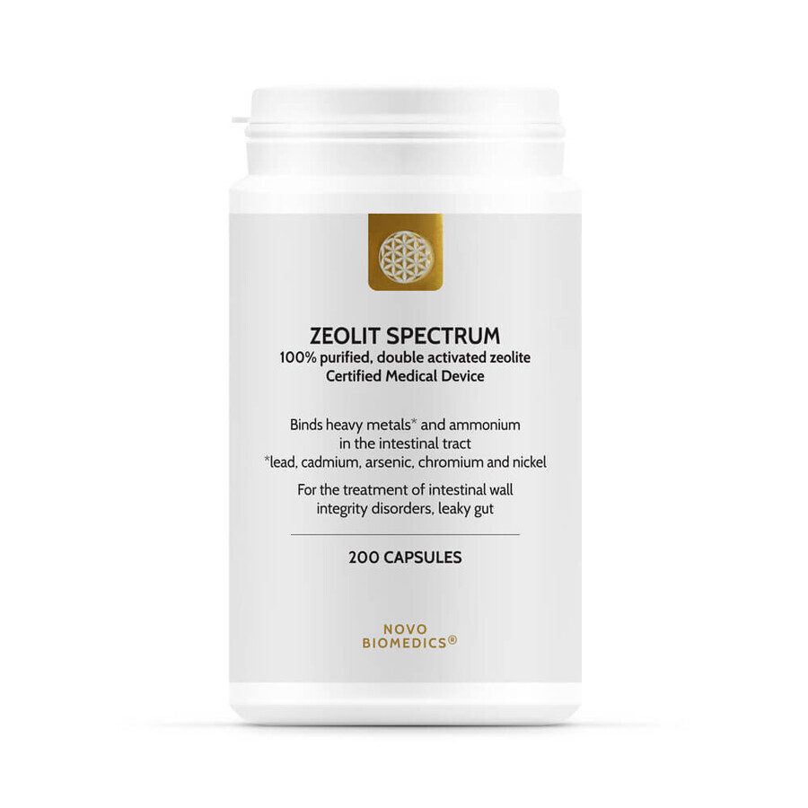 Zeolite Spectrum, 200 capsules, Novo Biomedics