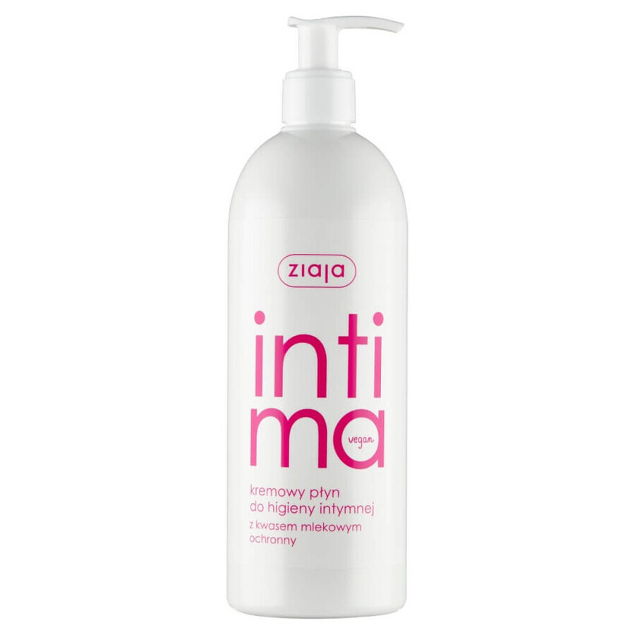 Ziaja Intima, Creamy intimate hygiene liquid with lactic acid, protective, 500 ml Ziaja Intima, Creamy intimate hygiene liquid with lactic acid, protective, 500 ml