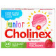 Cholinex Junior, for children from the age of 4 years, raspberry flavor, 16 lozenges PACKAGING DESTROYED