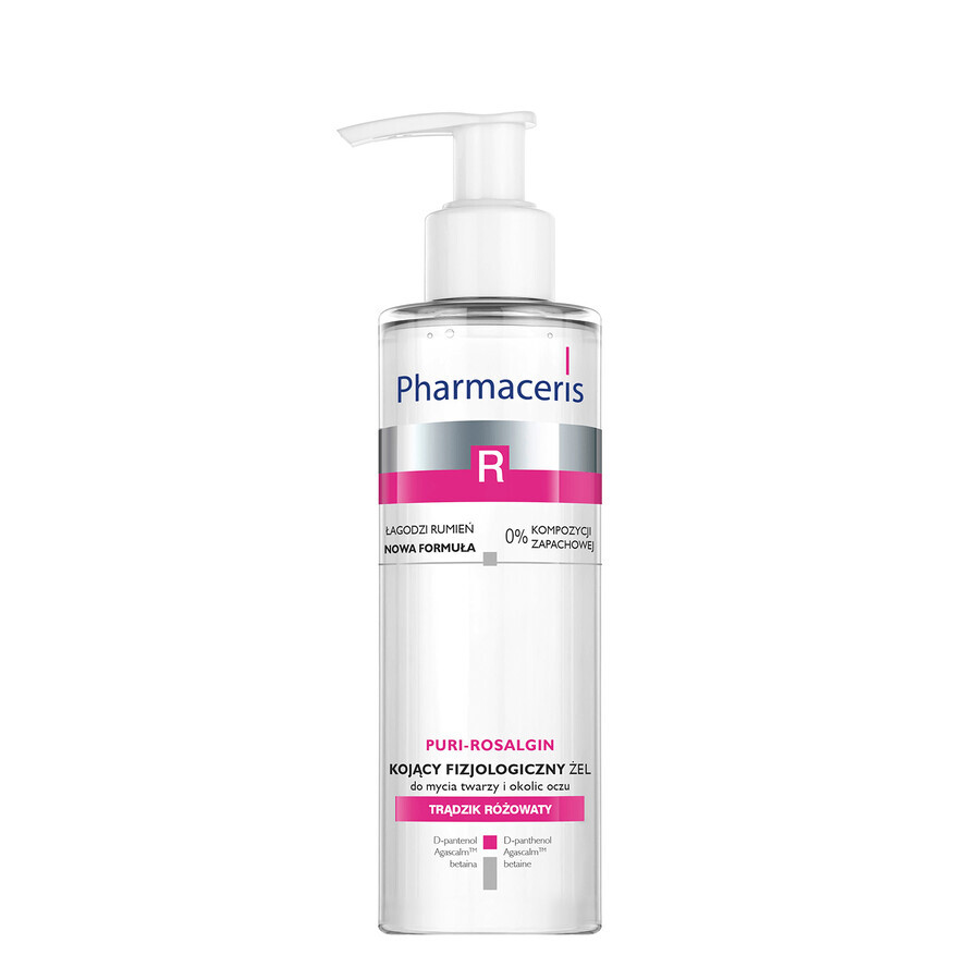 Pharmaceris R Puri Rosalgin, physiological facial cleansing gel, soothing, 190 ml