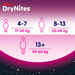 Assorbenti per la notte DryNites per ragazze, 8-13 anni 30-48 kg 9 pezzi Assorbenti per la notte DryNites per ragazze, 8-13 anni 30-48 kg 9 pezzi