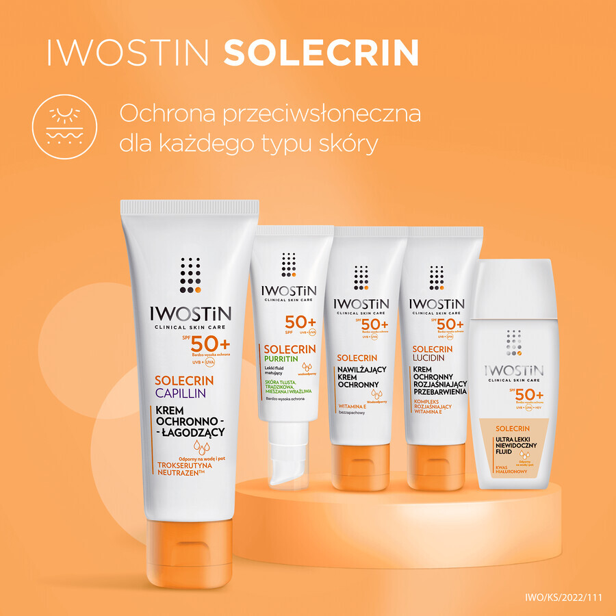 Iwostin Solecrin Capillin - Crema Protettiva con SPF 50+ 50 ml