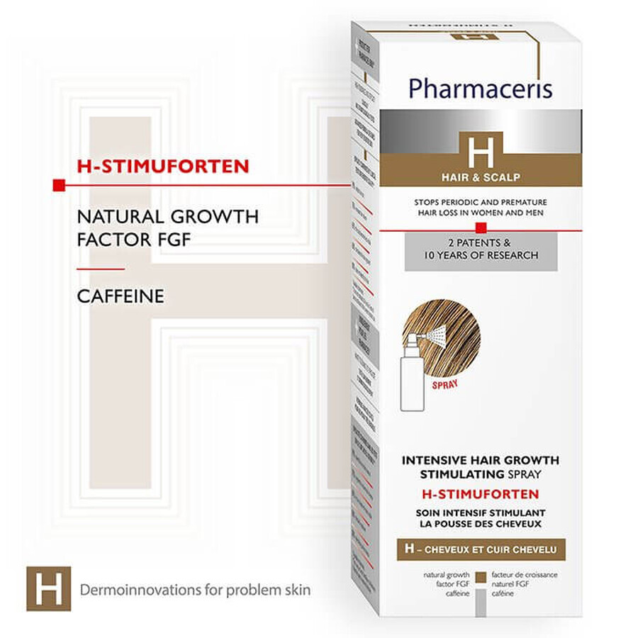 Pharmaceris H, Stimuforten, preparat do intensywnej kuracji stymulujcej wzrost wosów, 125 ml