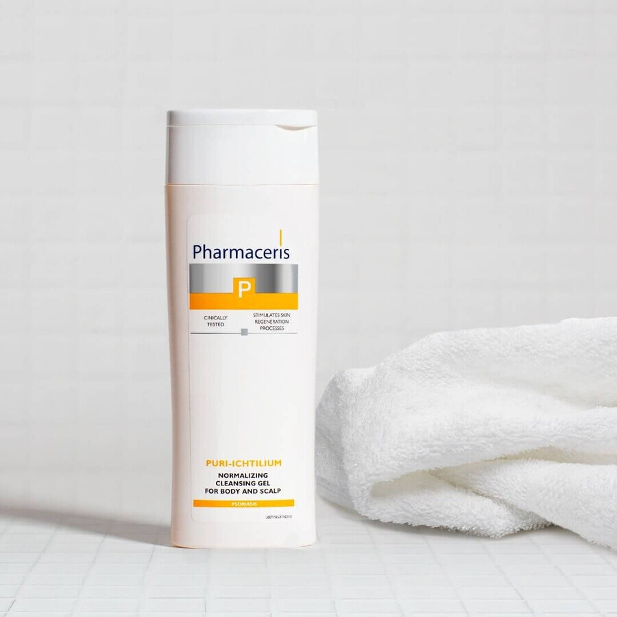 Gel detergente per il corpo e il cuoio capelluto Pharmaceris P Puri-Ichtilium, 250 ml