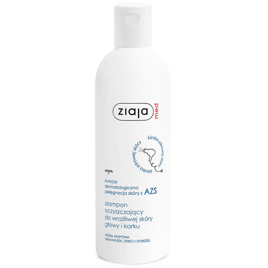Buy Ziaja Med, Cleansing shampoo for sensitive scalp and neck, 300 ml Ziaja Med, Cleansing shampoo for sensitive scalp and neck, 300 ml