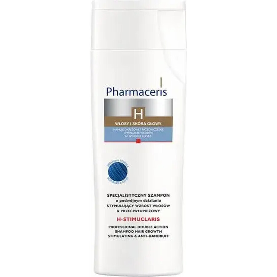 Pharmaceris H Stimuclaris, Shampoo specialized in stimulating hair growth and anti-dandruff, 250 ml