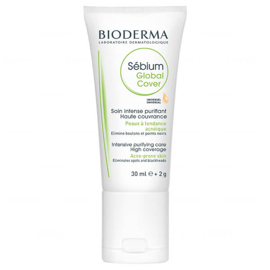 Acquista Bioderma Sebium Global Cover - Crema colorante anti-acne, 30 ml Bioderma Sebium Global Cover - Crema colorante anti-acne, 30 ml