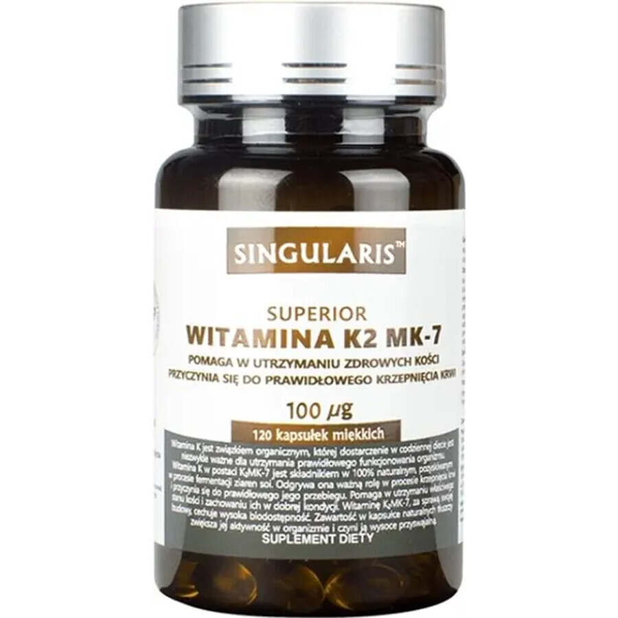 Singularis Superior Vitamin K2 MK7, 120 capsule