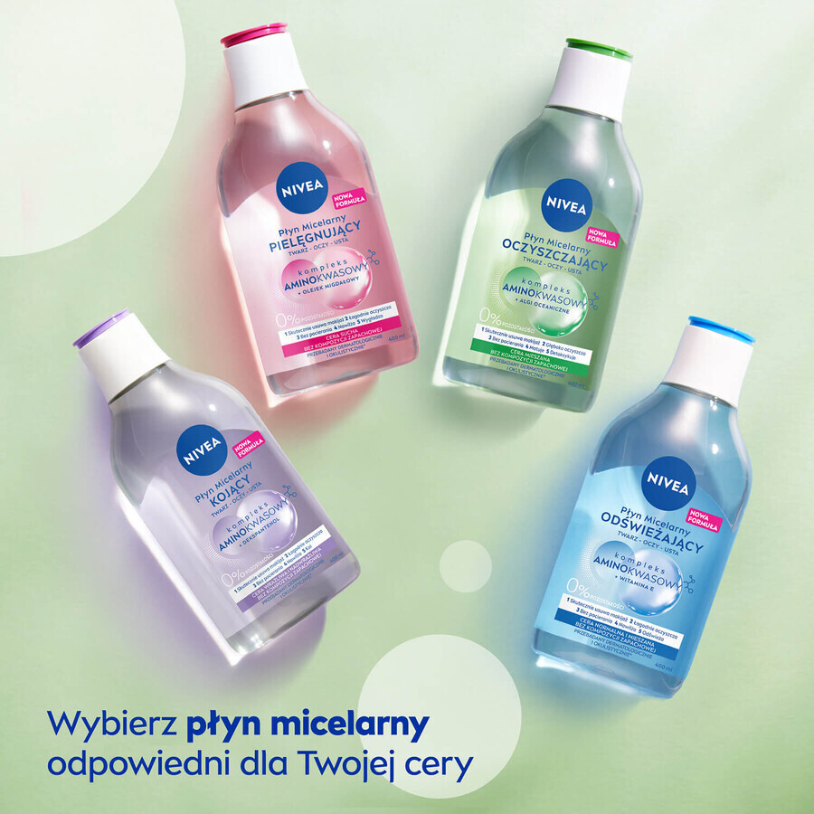 Buy Nivea MicellAir Skin Breathe, Micellar lotion, Soothing, sensitive and hypersensitive skin, 400 ml Nivea MicellAir Skin Breathe, Micellar lotion, Soothing, sensitive and hypersensitive skin, 400 ml