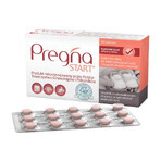 Pregna Start, voor vrouwen die een zwangerschap plannen, 30 tabletten Pregna Start, voor vrouwen die een zwangerschap plannen, 30 tabletten