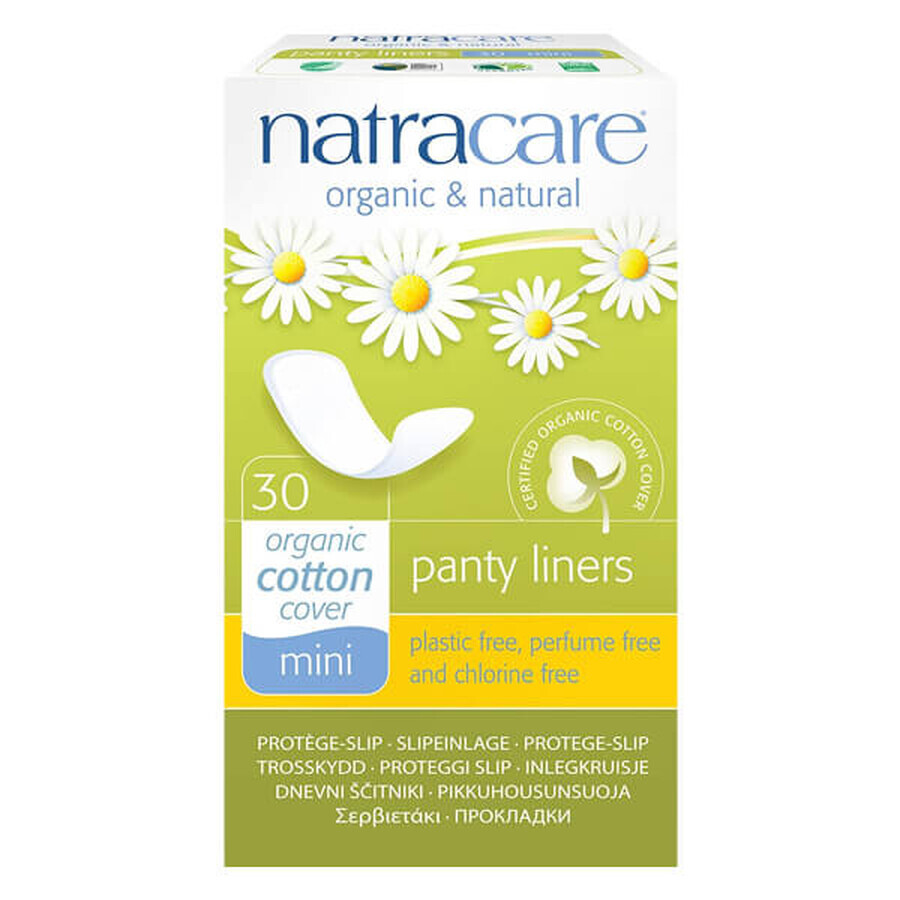 NATRACARE sanitary pads, organic, Mini, 30 pcs.