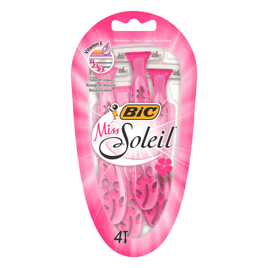 BIC Miss Soleil razors, 4 pieces