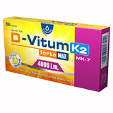 D-Vitum Forte Max 4000 IU K2 MK-7, 60 capsules