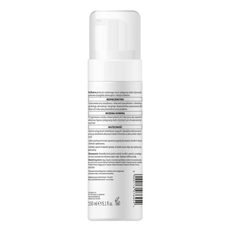 AA Girls Intimate Foam, Strawberry, 150 ml