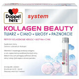 Doppelherz System Kollagen Beauty, 30 vials x 25 ml, Quiesser Pharma