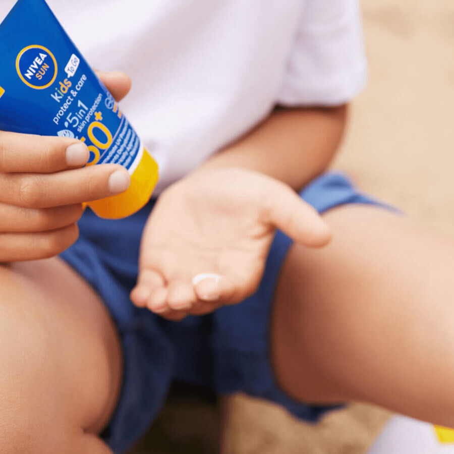 Acquista Protezione Solare per Bambini Nivea Sun Kids Protect amp; Care SPF50+ 50ml Protezione Solare per Bambini Nivea Sun Kids Protect amp; Care SPF50+ 50ml