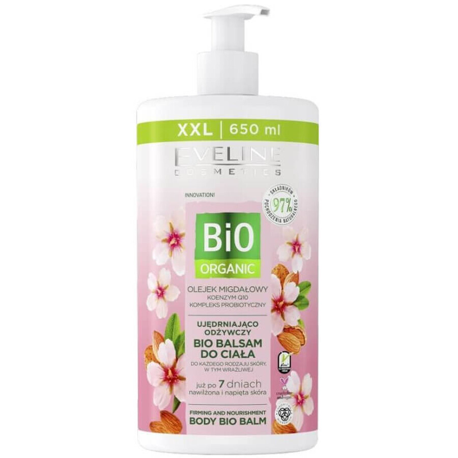Buy Eveline Cosmetics Bio Organic, Charming and nourishing body lotion, almond oil, 650 ml Eveline Cosmetics Bio Organic, Charming and nourishing body lotion, almond oil, 650 ml
