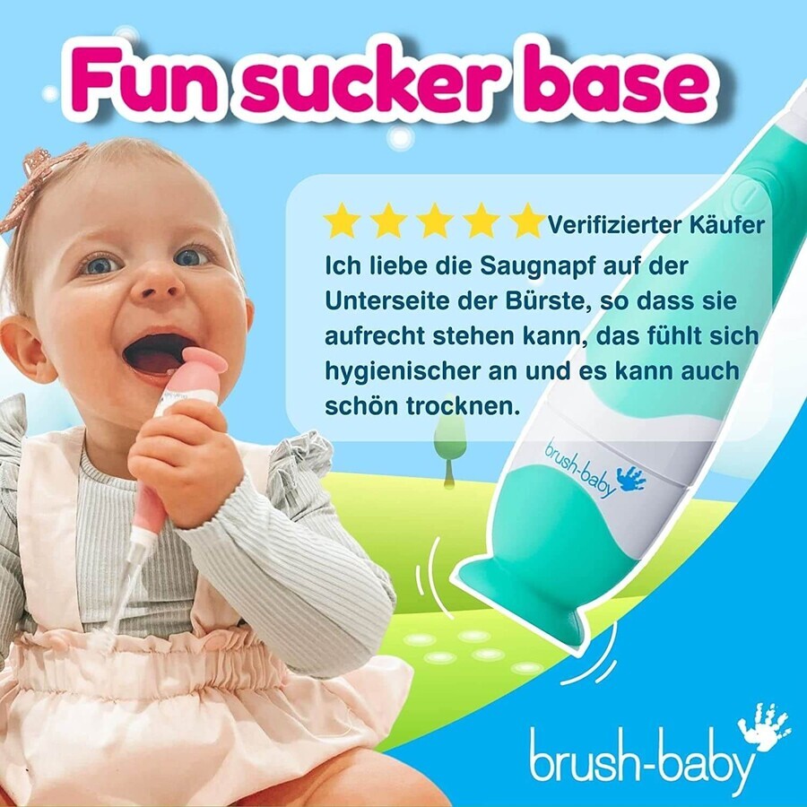 Brush-Baby BabySonic, sonic toothbrush for children, navy, 0-3 years, 1 piece