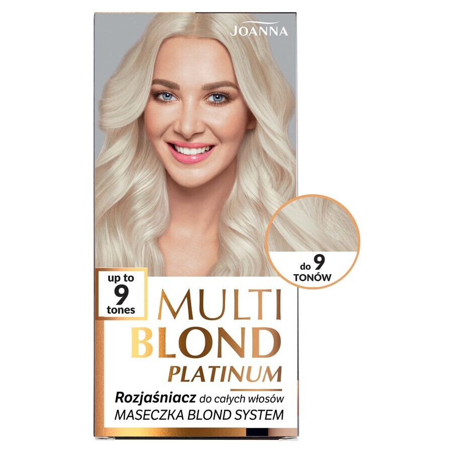 Acquista Chiarificatore Capelli Joanna Multi Blond Platinum per Sfumature fino a 9 Tonalità Chiarificatore Capelli Joanna Multi Blond Platinum per Sfumature fino a 9 Tonalità
