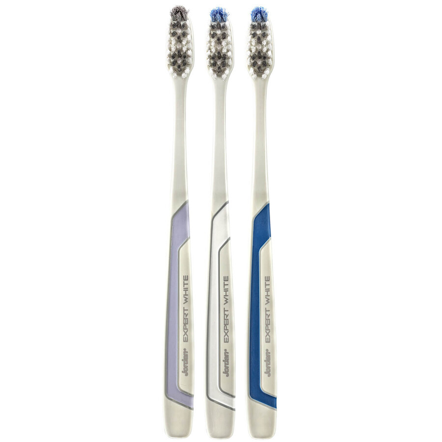 Buy Jordan Expert White toothbrush, medium, 1 pc. Jordan Expert White toothbrush, medium, 1 pc.