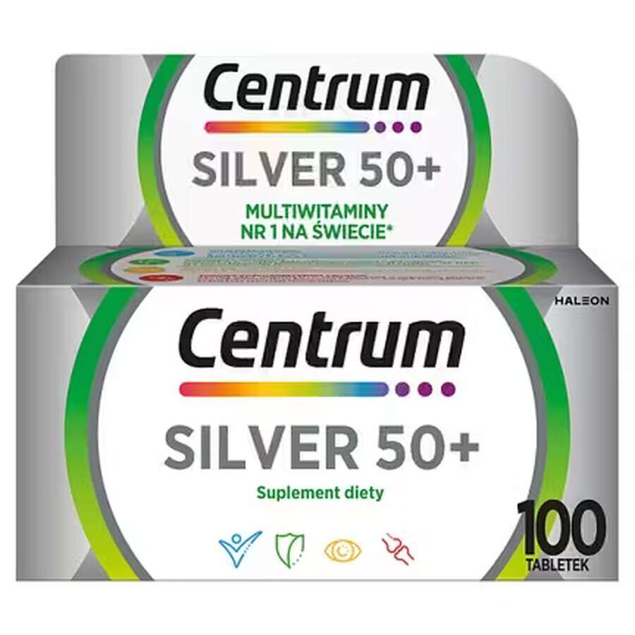 Centrum Silver 50+, 100 tablets