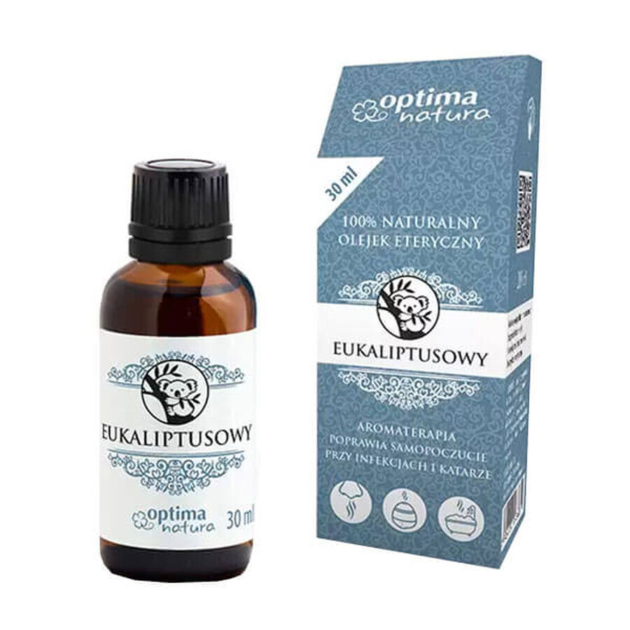 Optima Natura, natural eucalyptus essential oil, 10 ml
