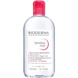 Apă micelară Bioderma Sensibio H2O, piele sensibilă, cu dozator, 500 ml, Naos