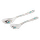 Canpol Babies, melamine spoon set, 4/530, Exotic animals, gray, from 9 months, 2 pcs.