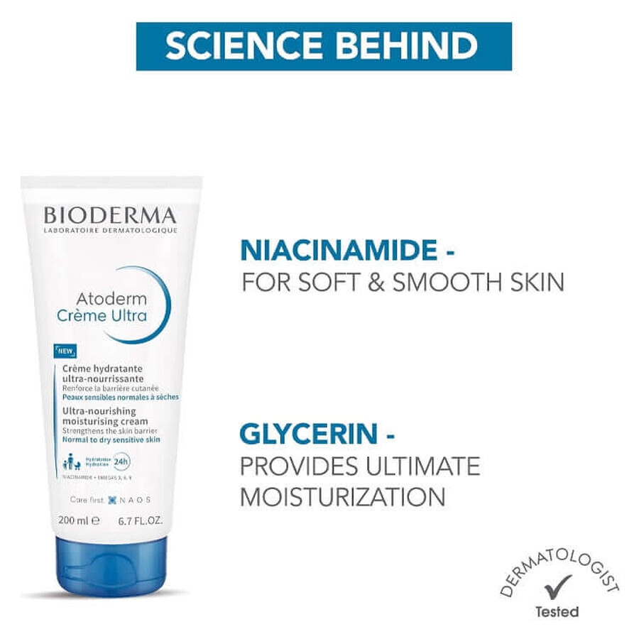 Crema Idratante Bioderma Atoderm Creme Ultra, 200 ml