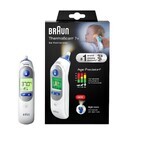 Braun ThermoScan 7+ IRT6525, termometro auricolare con precisione Age e modalità notturna Braun ThermoScan 7+ IRT6525, termometro auricolare con precisione Age e modalità notturna