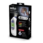 Braun ThermoScan 7+ IRT6525, termometro auricolare con precisione Age e modalità notturna Braun ThermoScan 7+ IRT6525, termometro auricolare con precisione Age e modalità notturna
