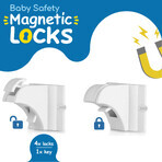 Sipo, magnetic protection for cabinets and drawers, 4 pieces Sipo, magnetic protection for cabinets and drawers, 4 pieces