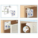 Sipo, magnetic protection for cabinets and drawers, 4 pieces Sipo, magnetic protection for cabinets and drawers, 4 pieces
