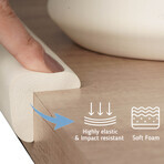 Sipo, foam tape to protect sharp edges, ecru, 2 meters Sipo, foam tape to protect sharp edges, ecru, 2 meters