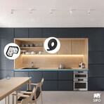 Sipo, foam corners for furniture edges and corners, black, 4 pieces Sipo, foam corners for furniture edges and corners, black, 4 pieces