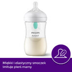 Avent Natural Response, biberon con tettarella reattiva, con valvola AirFree, portata 2, SCY670/01, dalla nascita, 125 ml Avent Natural Response, biberon con tettarella reattiva, con valvola AirFree, portata 2, SCY670/01, dalla nascita, 125 ml