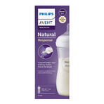Avent Natural Response Bottle with Reactive Teat, Flow 4, SCY906/01, After 3 Months, 330ml Avent Natural Response Bottle with Reactive Teat, Flow 4, SCY906/01, After 3 Months, 330ml