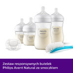 Avent Natural Response, set of 4 sensitive bottles + cleaning brush + ultra soft pacifier, SCD838/11 Avent Natural Response, set of 4 sensitive bottles + cleaning brush + ultra soft pacifier, SCD838/11