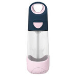 B.Box, borraccia con cannuccia, tritan, biberon, Rosa Indaco, da 9 mesi, 450 ml B.Box, borraccia con cannuccia, tritan, biberon, Rosa Indaco, da 9 mesi, 450 ml